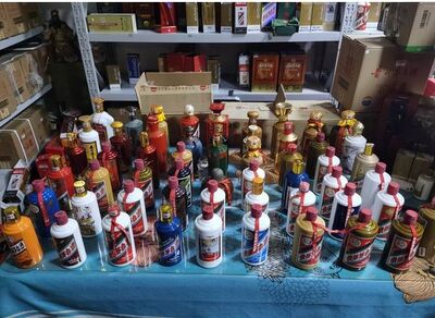 海口上门高价回收生肖茅台酒瓶回收洋酒马爹利 相关图片
